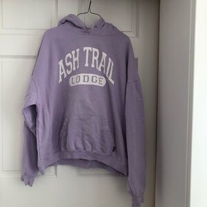 Pastel Purple Ash Trail Lodge Hoodie
